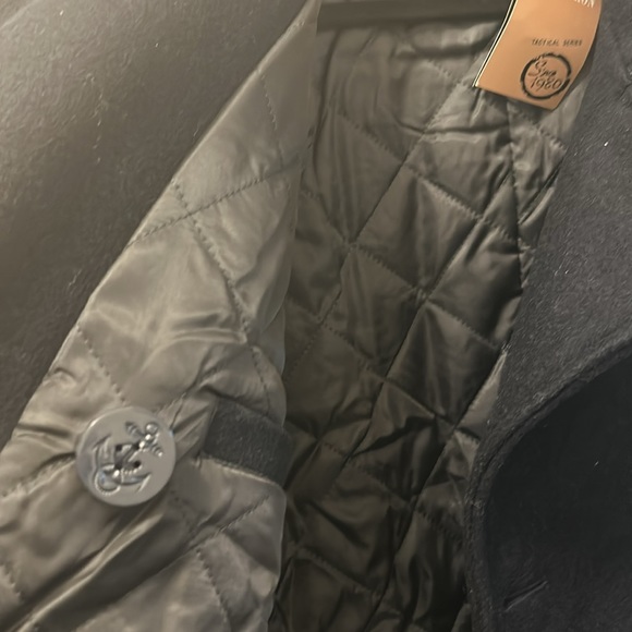 Seibertron Wool Pea Coat Navy L - Picture 5 of 5